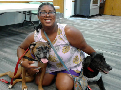 Lala with pups
